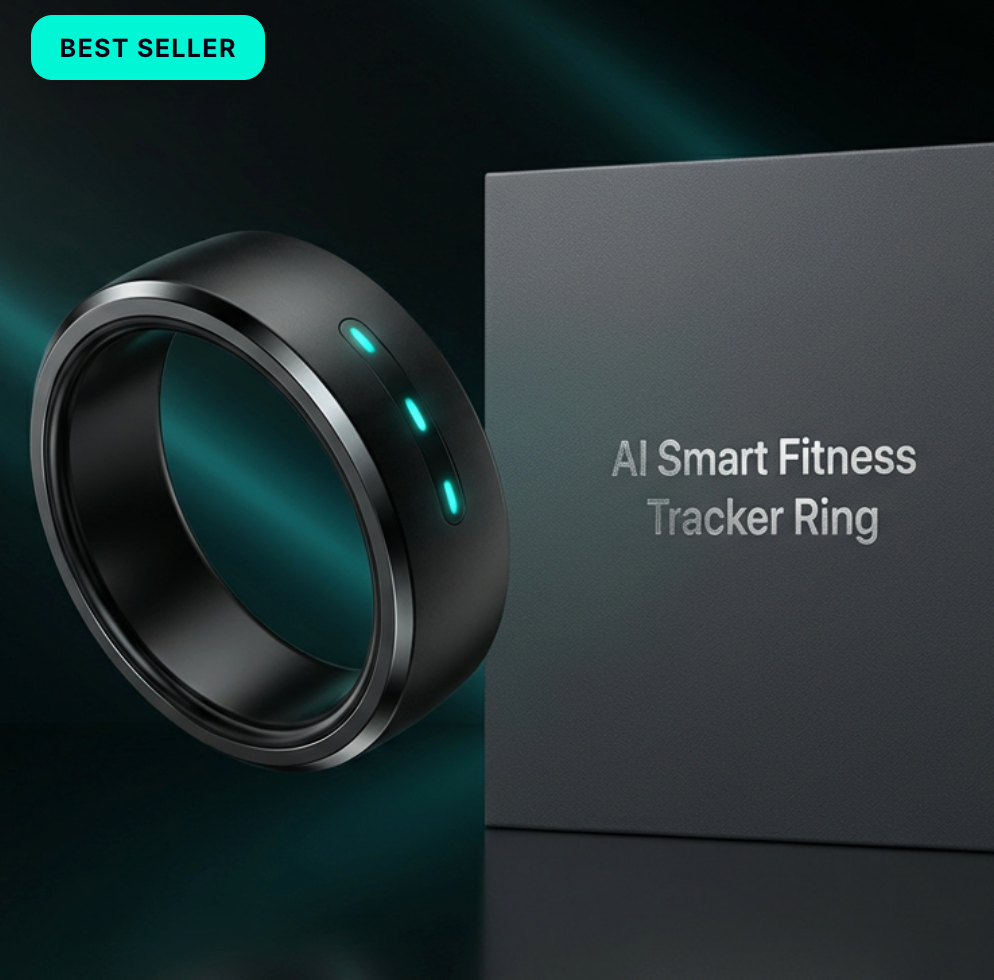 AI Smart Fitness Tracker Ring