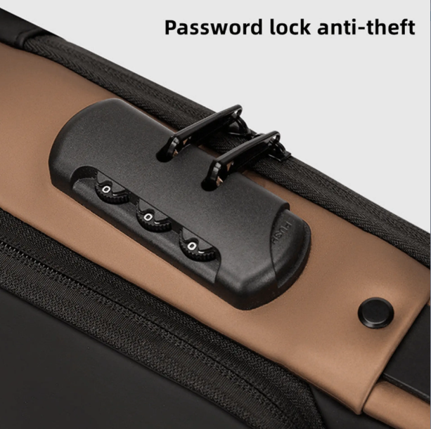 USB Charging Sport Sling Anti-Theft Shoulder Bag