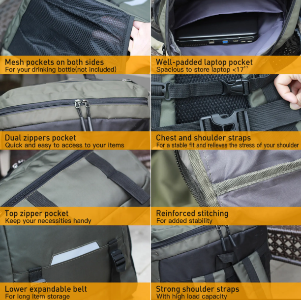 Waterproof Lightweight Cycling Backpack & Outdoor Sport Daypack