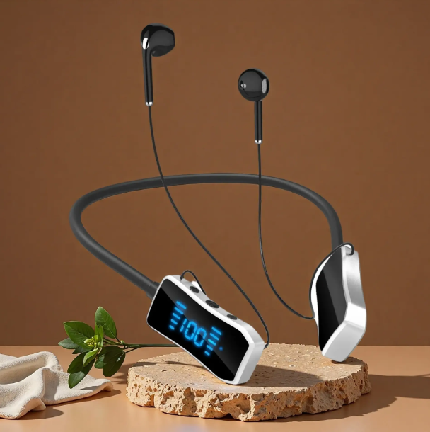 Wireless Bluetooth Neckband Earphones Sport Magnetic Sport Headphones with Mic