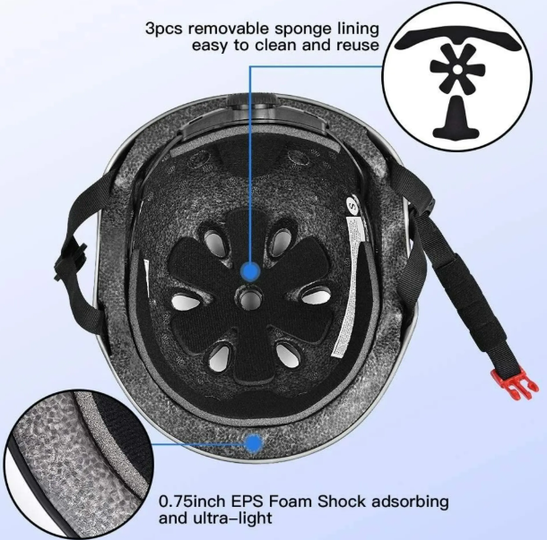 Multi-Sport Adjustable Skateboard & Bike Helmet