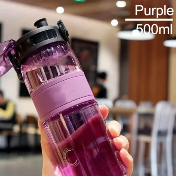 Portable Sport Water Bottle Large Capacity Plastic Mug for Travel Outdoor & Sports